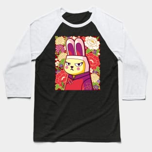 CatSoki Water Rabbit Baseball T-Shirt